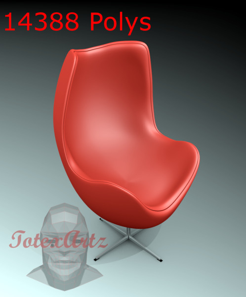 3d model pack 7 chairs - 7 modern chairs pack... by TotexArtz